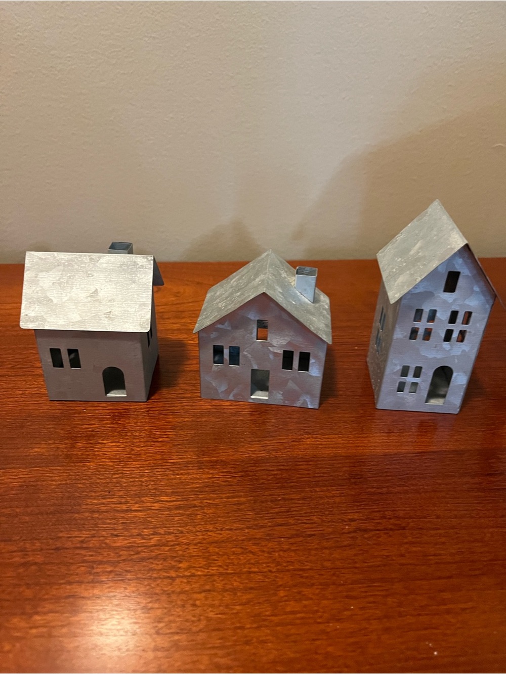 Hearth & Hand Galvanized Metal House Set